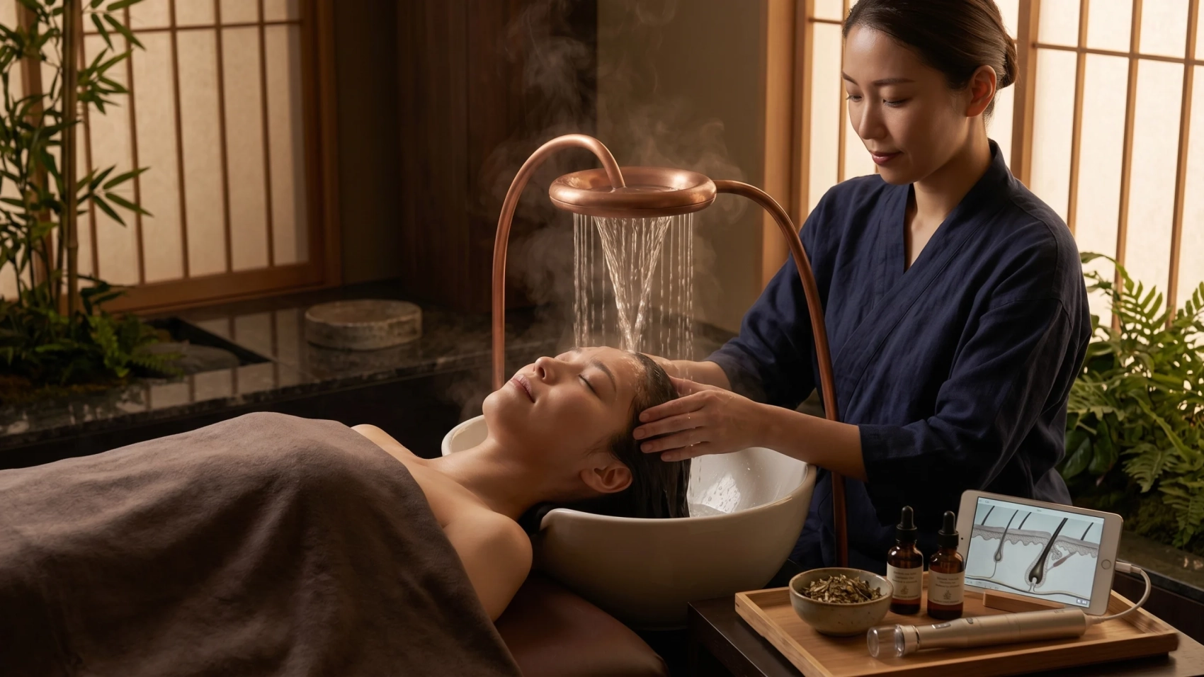 Japanese Head Spa Benefits | Scalp Therapy & Hair Growth Explained