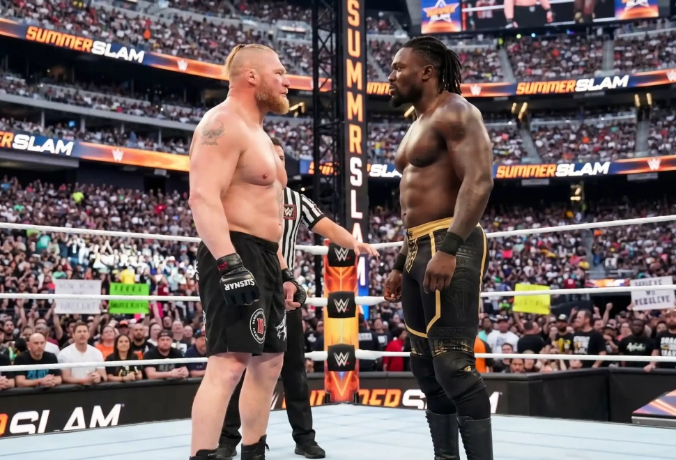 Brock Lesnar Used 7 F5s to Knock Out Oba Femi at WWE Clash in Italy 2026. Trace the complete storyline from WrestleMania 42 to the expected SummerSlam confrontation.