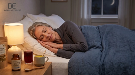Struggling to sleep after 40? Discover proven herbal remedies, breathing techniques, and organic nighttime fixes that help you fall asleep naturally without pills.