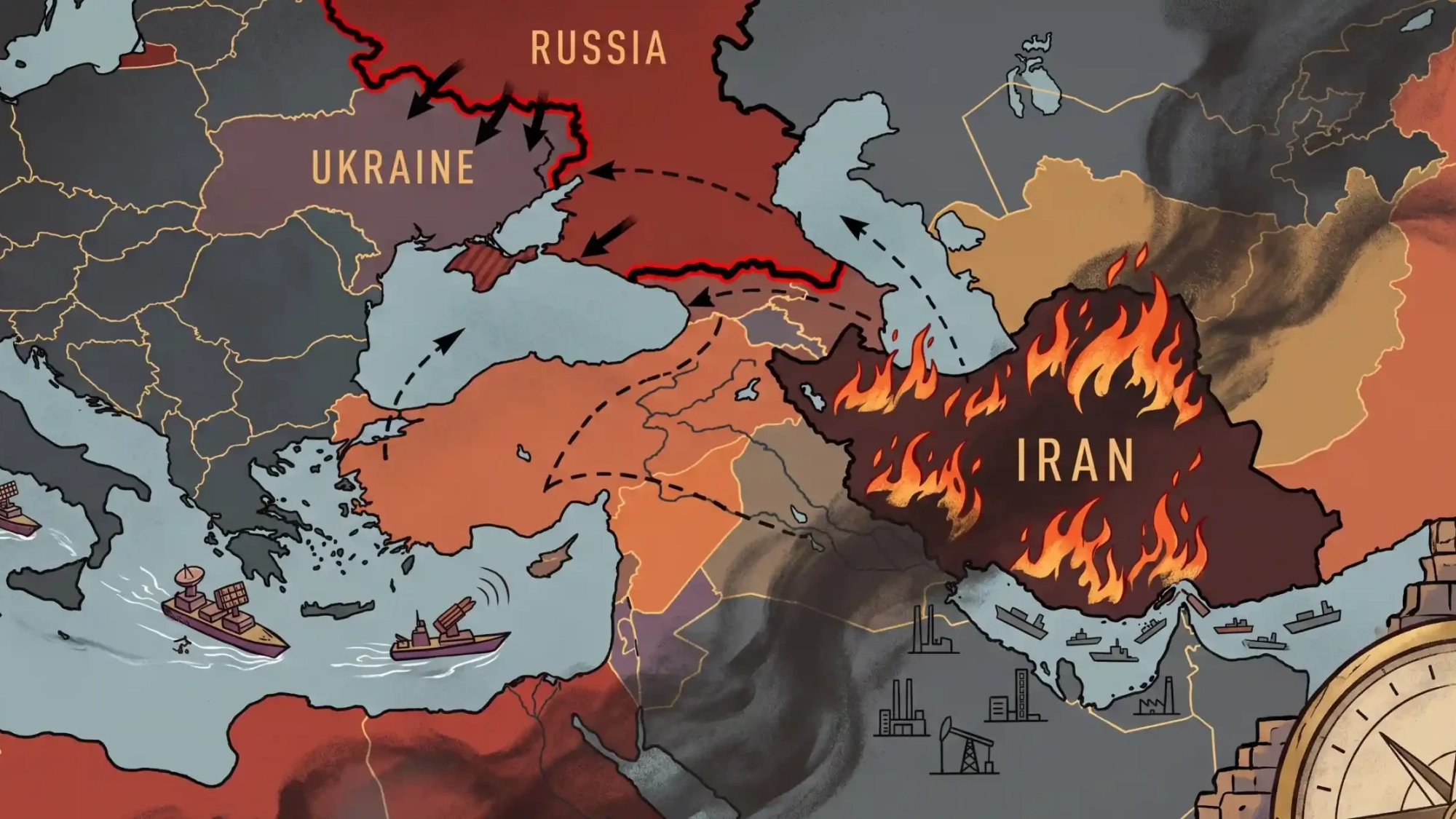 From Iran and the US at war to the entire Middle East in flames — 2026 has shattered the promise of the new year. We break down why superpowers keep destroying peace, who profits, and where on Earth a person can still find safety.